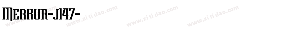 Merkur-j147字体转换