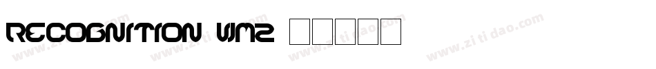Recognition-vjmZ字体转换