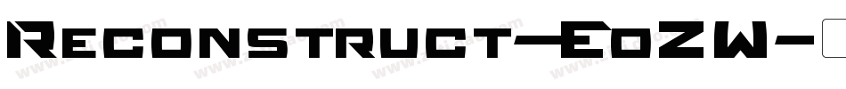Reconstruct-EoZW字体转换
