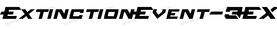 ExtinctionEvent-3EXp字体转换