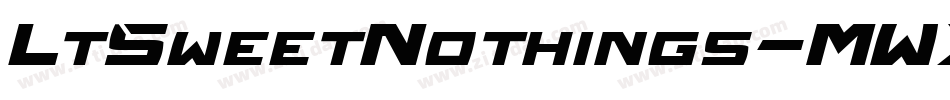 LtSweetNothings-MWXp字体转换