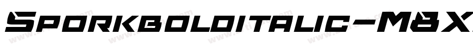 Sporkbolditalic-M8Xp字体转换