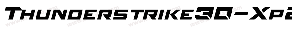 Thunderstrike3D-Xp22字体转换