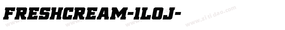 FreshCream-1LOj字体转换