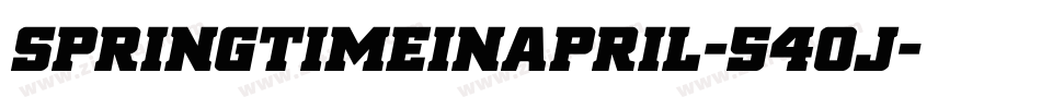 Springtimeinapril-54oj字体转换 Springtimeinapril-54oj字体转换