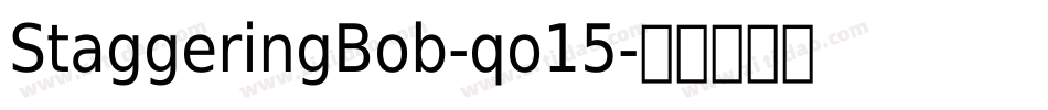 StaggeringBob-qo15字体转换