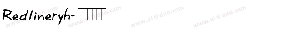 Redlineryh字体转换