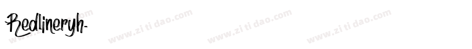 Redlineryh字体转换