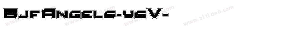 BjfAngels-y6V字体转换