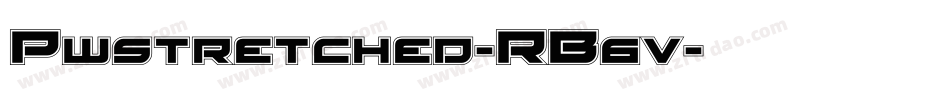 Pwstretched-RB6v字体转换