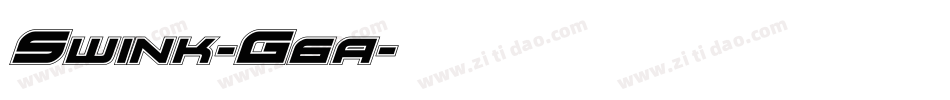 Swink-G6a字体转换