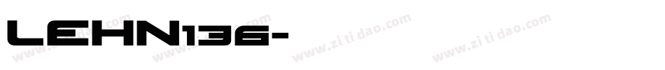 LEHN136字体转换