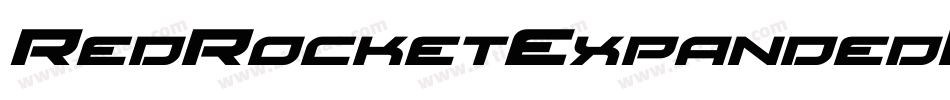 RedRocketExpandedItalic-Ra56字体转换 RedRocketExpandedItalic-Ra56字体转换