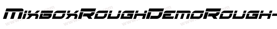 MixboxRoughDemoRough-OVG6e字体转换