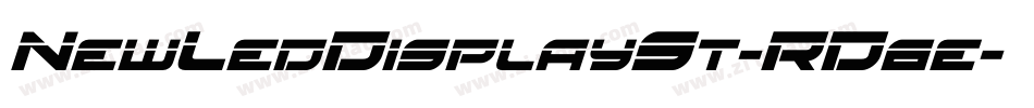 NewLedDisplaySt-RD6e字体转换