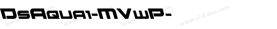 DsAqua1-MVwP字体转换