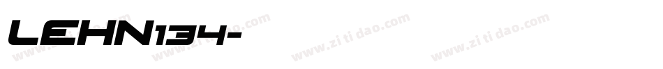 LEHN134字体转换