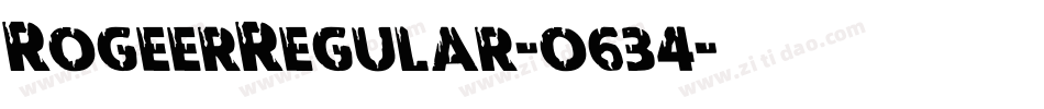 RogeerRegular-o634字体转换