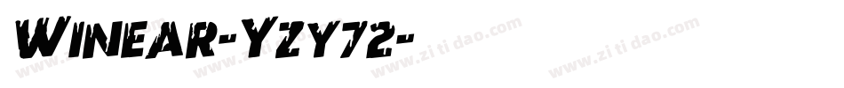 Winear-Yzy72字体转换
