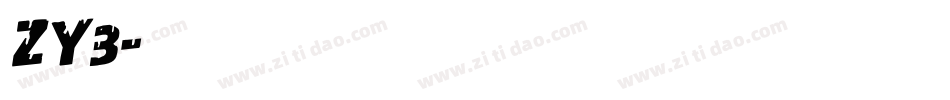 ZY3字体转换