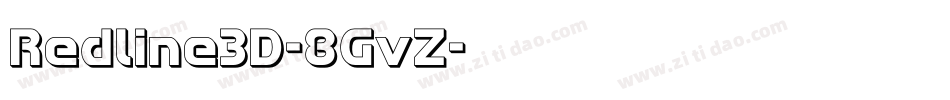Redline3D-8GvZ字体转换