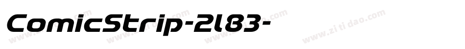 ComicStrip-2l83字体转换