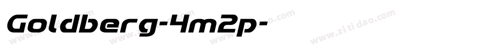 Goldberg-4m2p字体转换