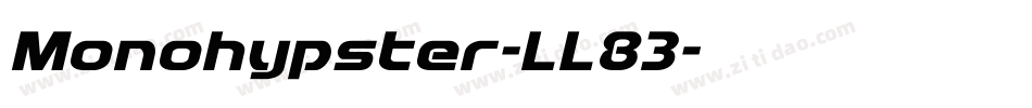 Monohypster-LL83字体转换