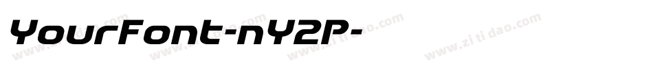 YourFont-nY2P字体转换