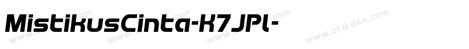 MistikusCinta-K7JPl字体转换