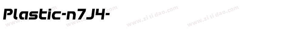 Plastic-n7J4字体转换