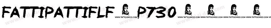 Fattipattiflf-p73O字体转换