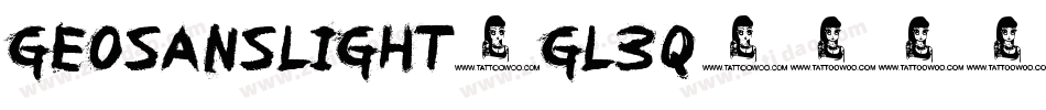 Geosanslight-gl3q字体转换