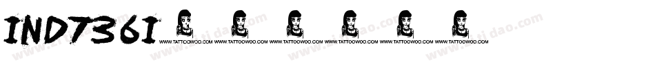 IND736I字体转换