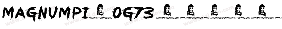Magnumpi-OG73字体转换