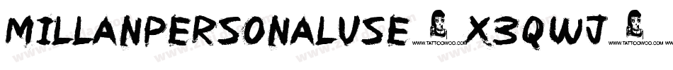 MillanPersonaluse-X3qWj字体转换