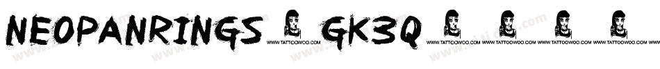Neopanrings-GK3q字体转换