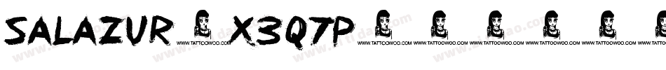 Salazur-X3q7P字体转换 Salazur-X3q7P字体转换