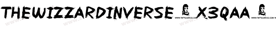 TheWizzardInverse-X3qAa字体转换