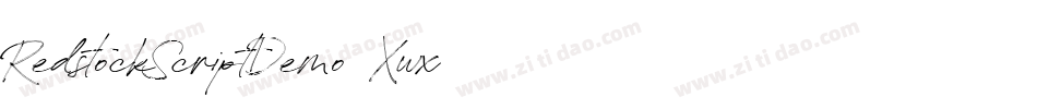 RedstockScriptDemo-4Xwx字体转换
