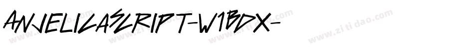 AnjelicaScript-w1Bdx字体转换