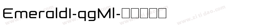 Emerald1-qgMl字体转换