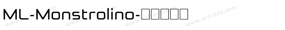 ML-Monstrolino字体转换