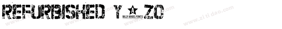 Refurbished-Y5ZO字体转换