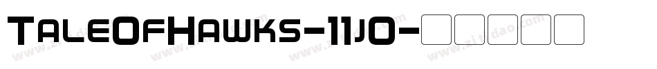 TaleOfHawks-11j0字体转换