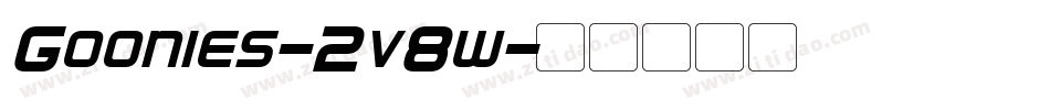 Goonies-2v8w字体转换