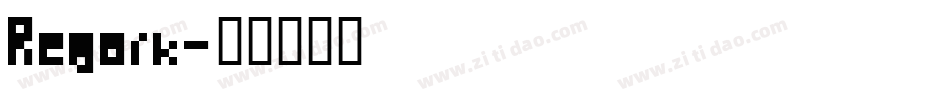 Regork字体转换