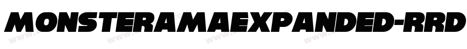 MonsteramaExpanded-RRDv字体转换