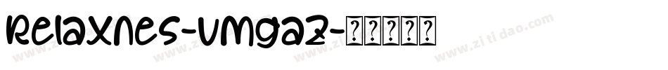 Relaxnes-vmgaZ字体转换