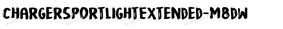 ChargerSportLightExtended-M8dw字体转换
